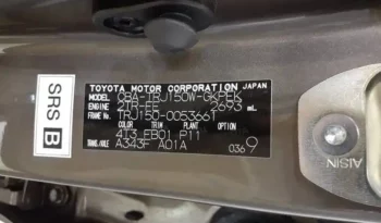 TOYOTA PRADO – LANDCRUISER TX, YEAR 2014, S/N 277040 complet